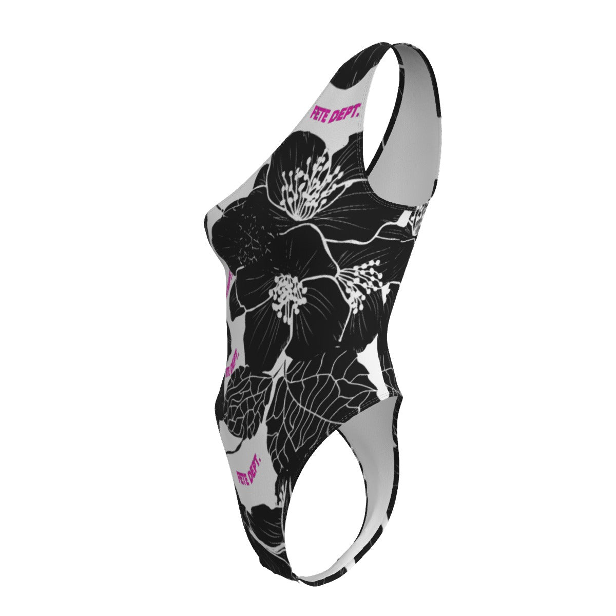Flowahs One-Shoulder Bodysuit