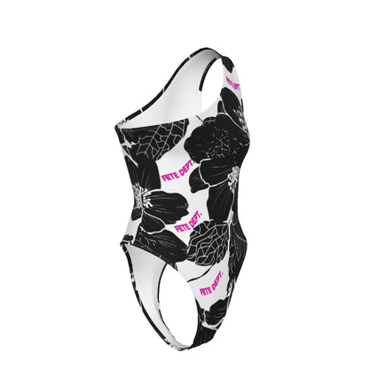 Flowahs One-Shoulder Bodysuit